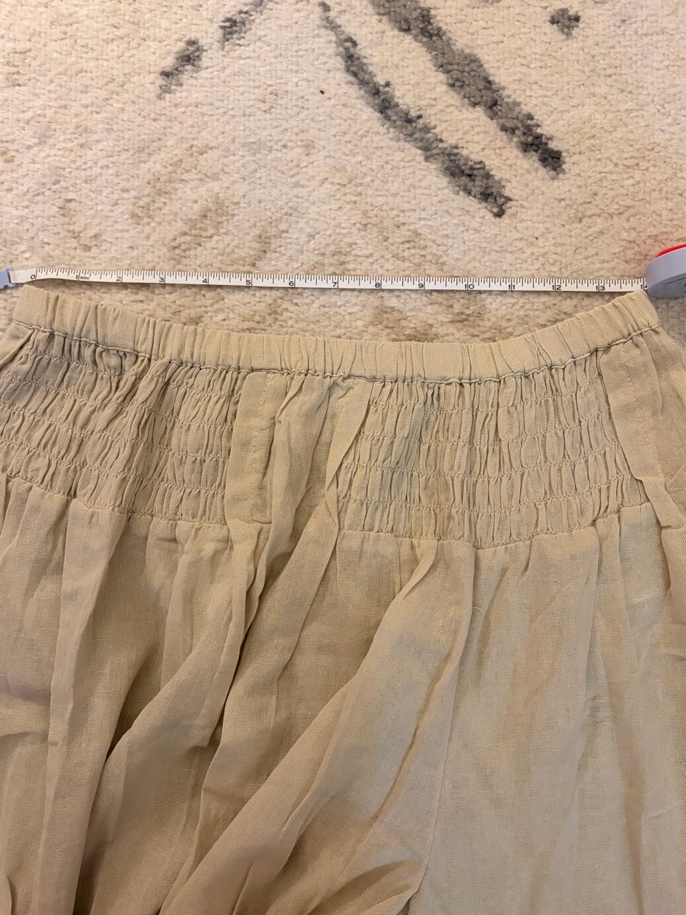 NWT Free People cotton wide leg gauzy cotton hippie boho chic pants medium - Picture 6 of 6